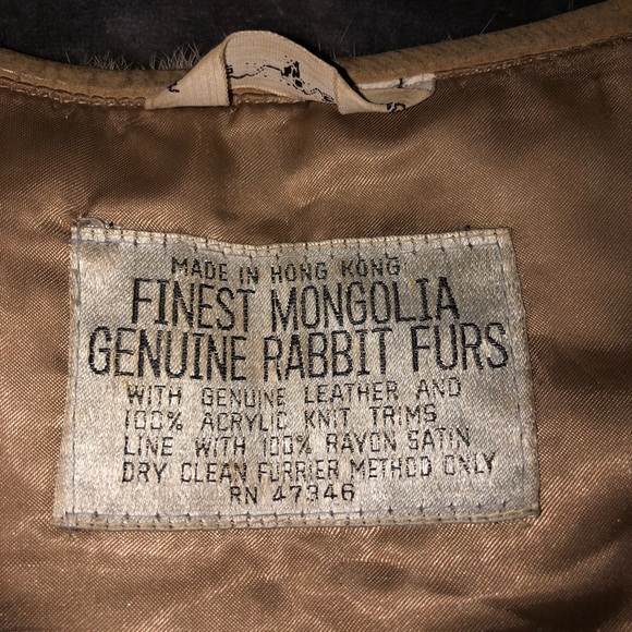 Vintage Rabbit Fur Vest - Picture 2 of 2